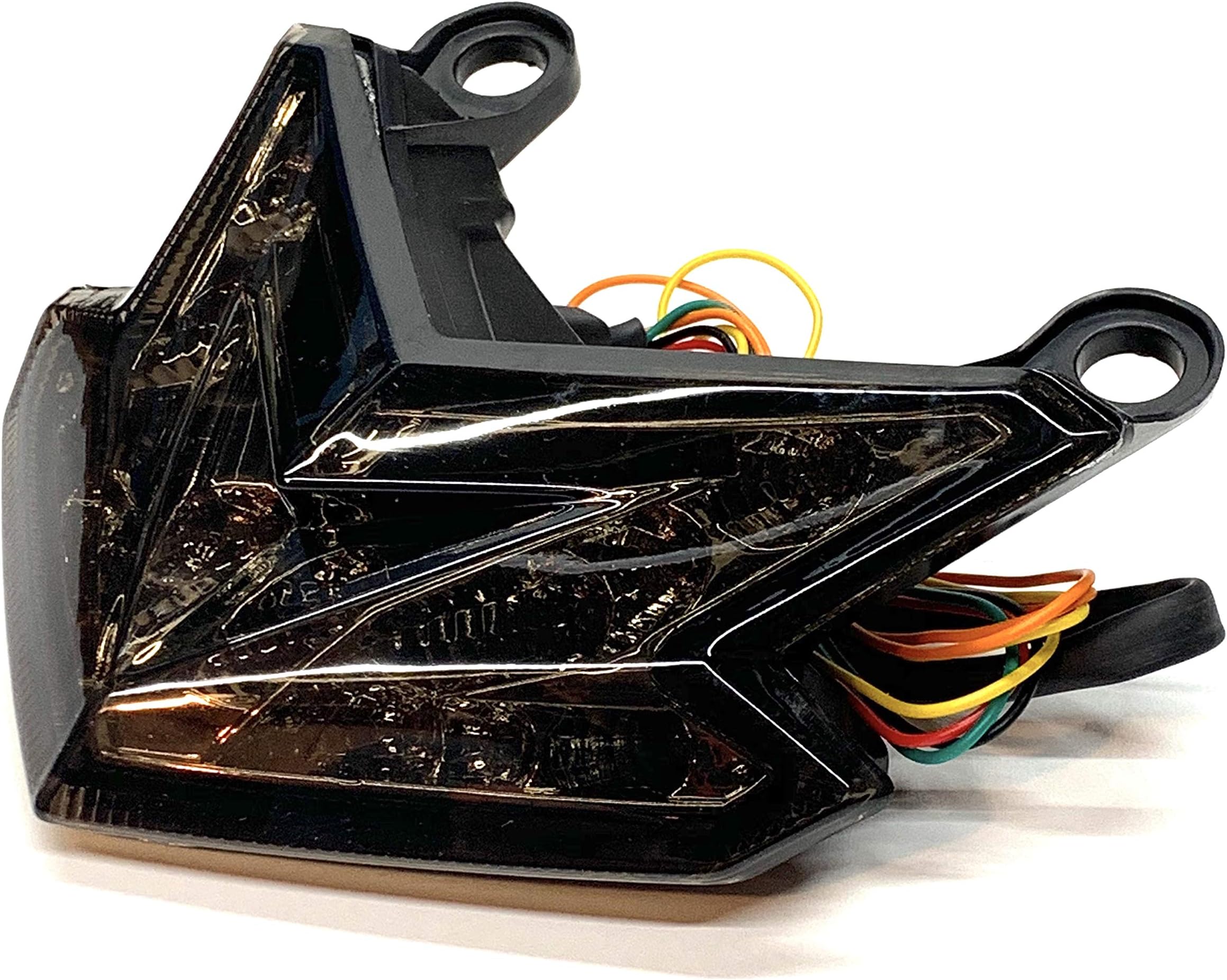 Smoked LED Tail Light w/Integrated Turn Signals For Kawasaki Z125 ZX-6R Z800