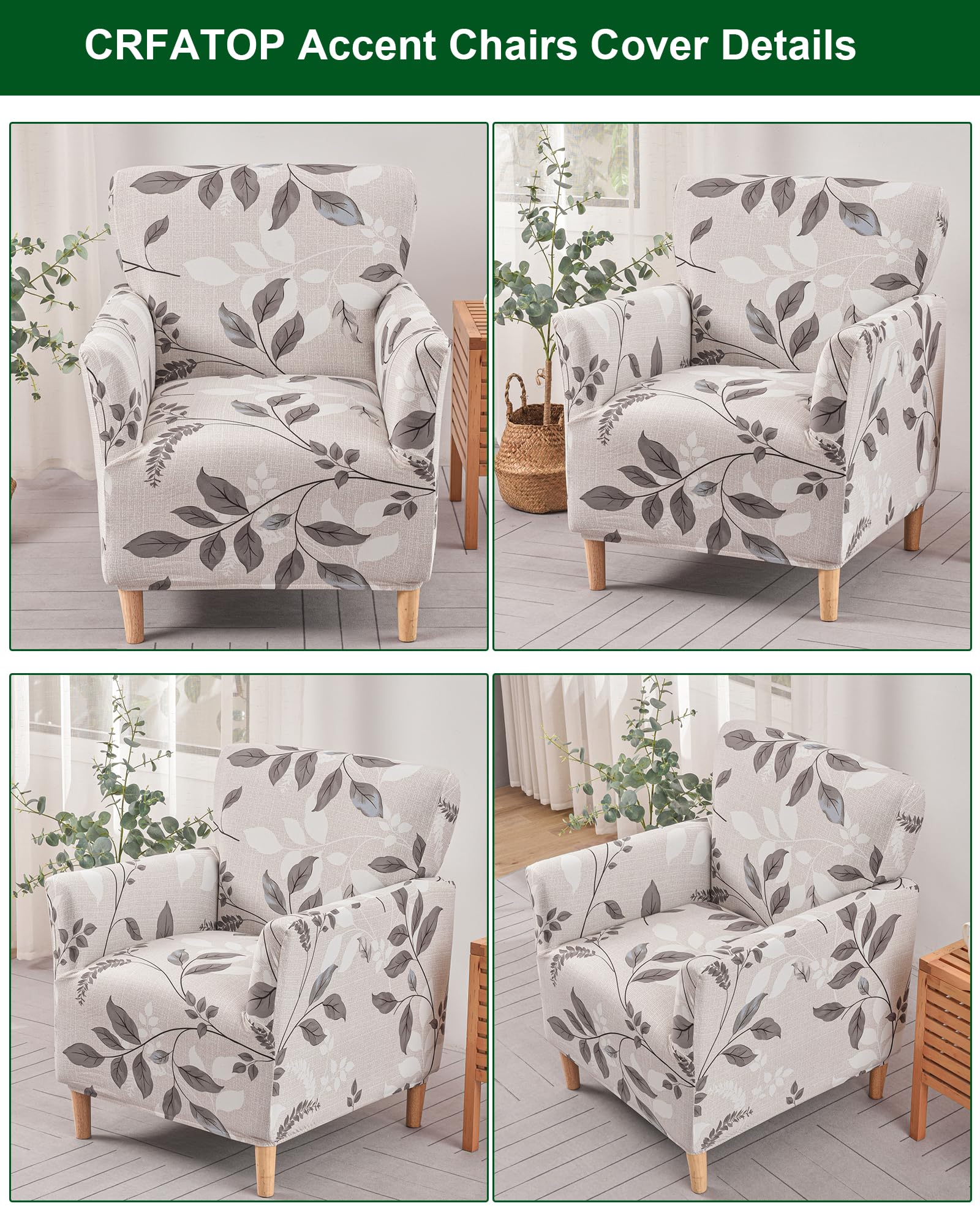 Stretch Accent Chair Slipcovers With Arms Dining Armchair Covers