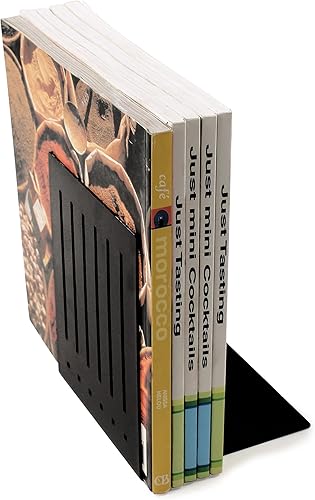 Miniatura 3 de Spectrum Diversified Sujetalibros rectangulares, grande, negro