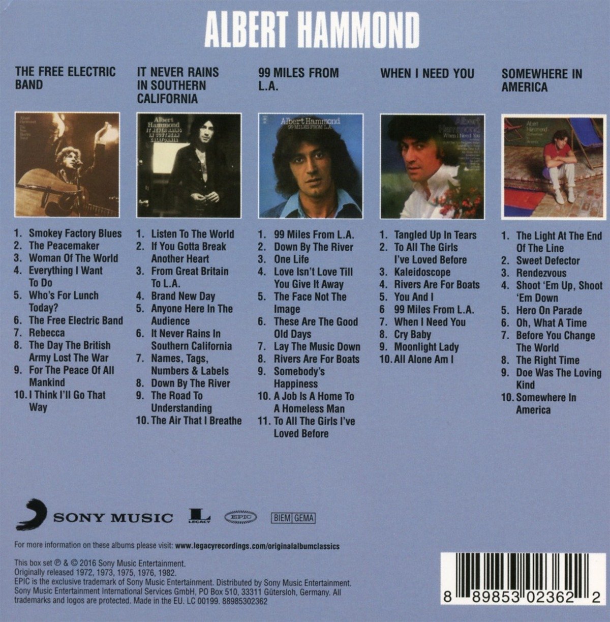 Original Album Classics. Revised Art