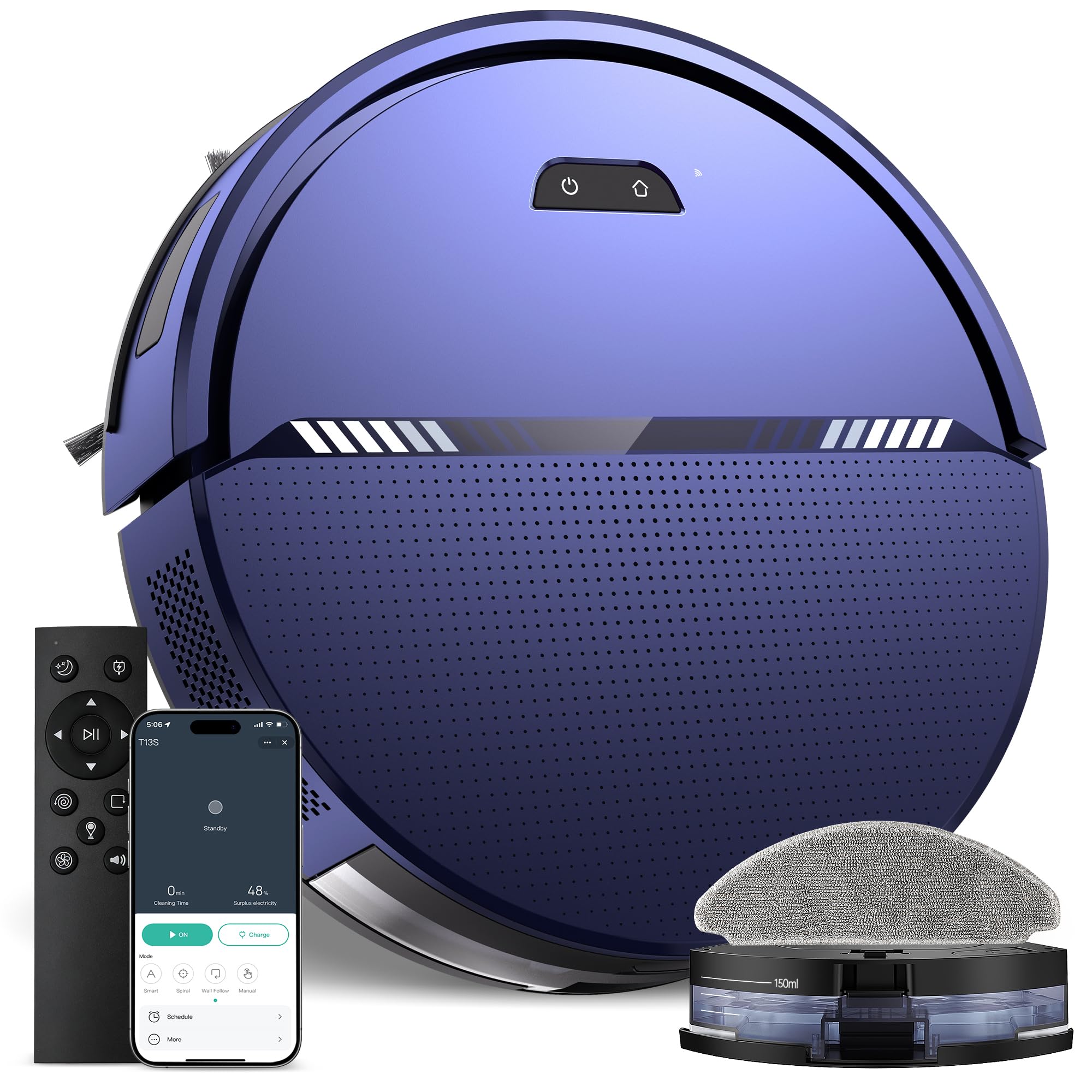 View 1 of UMMUND T13S Robot Vacuum and Mop Combo