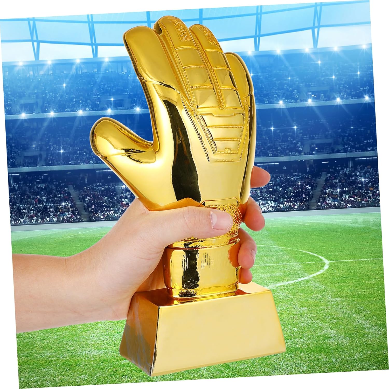 Soccer Goalie Gloves Award Resistant Decorative Trophy for Goalkeepers Trophy Model