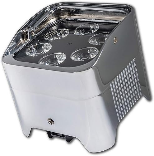 JMAZ Lighting MAD Par HEX 6XS RGBWA UV LED - Accesorio de batería, cromado