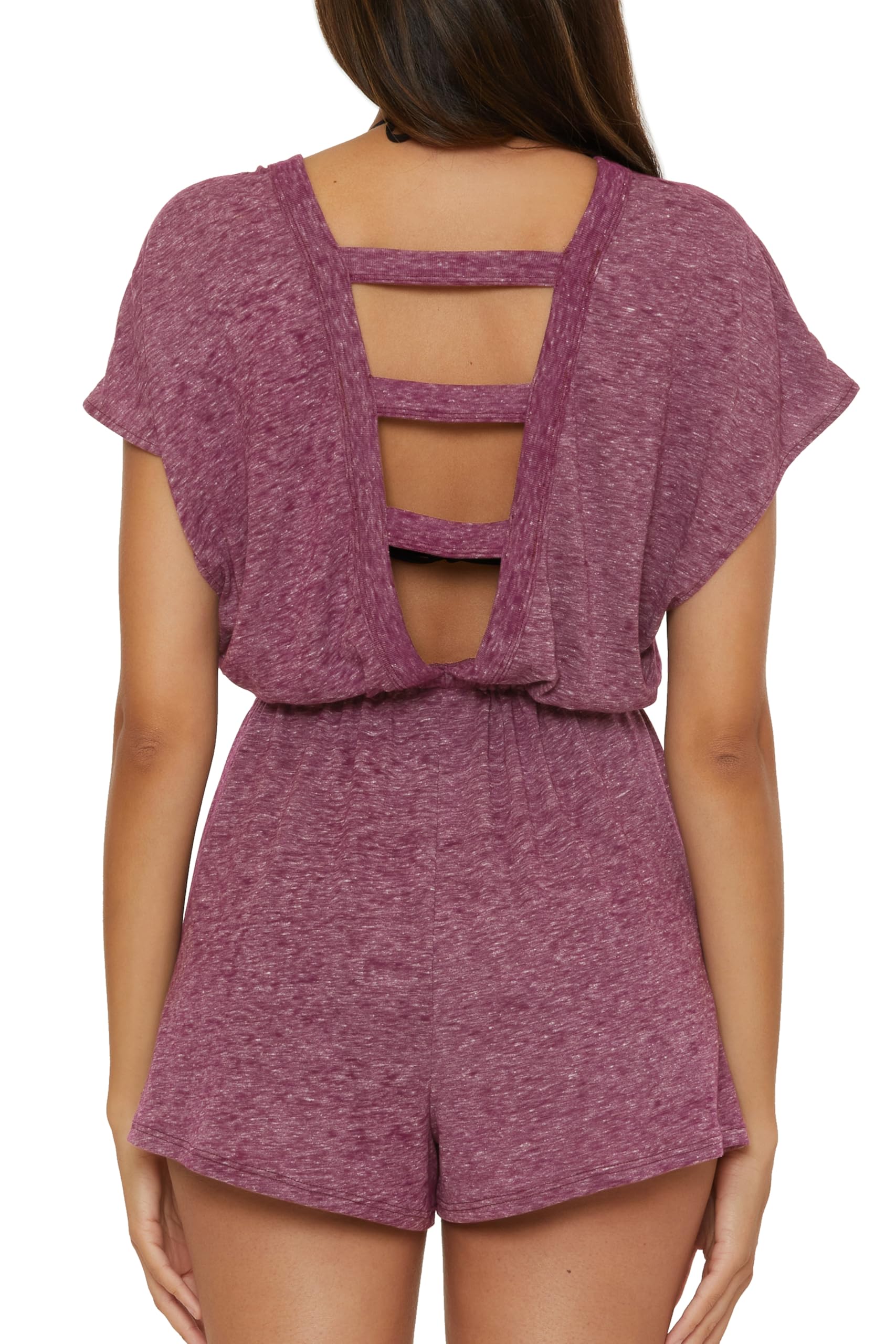 BECCA Damen Date Romper, V-Neck, Casual, Beach Cover Ups for Women Badebekleidung