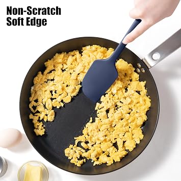 Doosu Silicone Baking Spatula, 315℃ Heat Resistant, 28.9cm/Midnight Blue