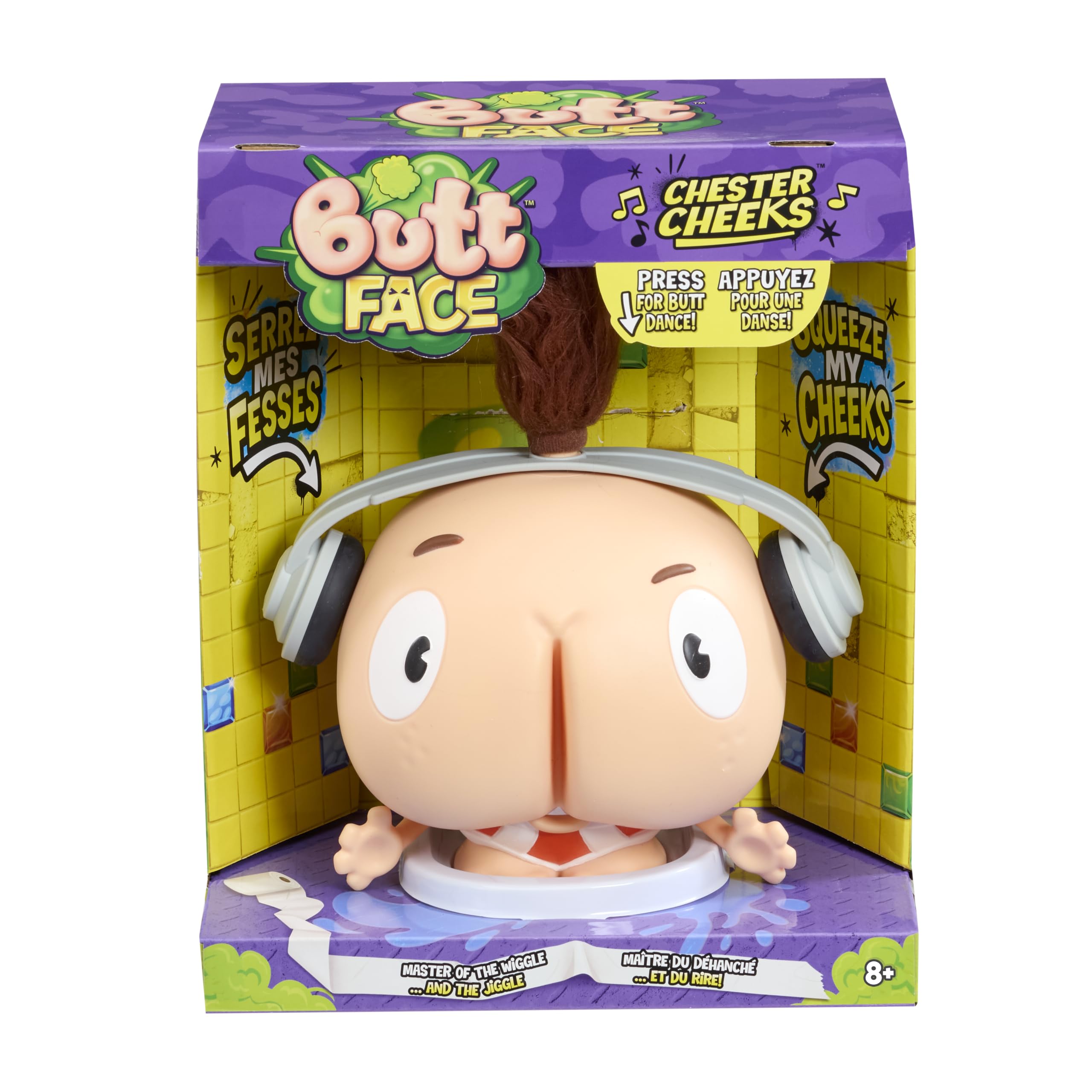 Butt Face: Chester Cheeks | Hilarious Farting Sound Effects + Jiggle Wiggle Dancing | Great Gag Gift for Kids!