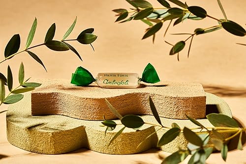 Miniatura 3 de Ambrosoli Menta Forte - Caramelo de menta  Caramelo duro italiano clásico envuelto individualmente, sabor a menta fuerte (4.76 oz  4.76 oz))