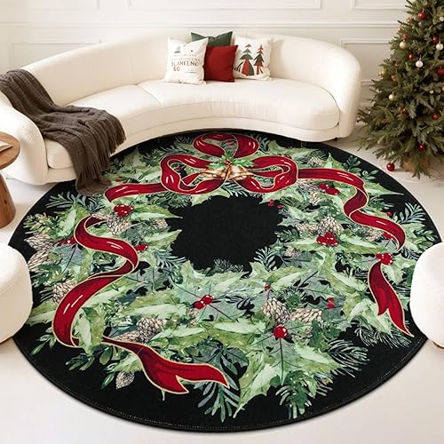 Miniatura 15 de U'Artlines - Alfombra de pasillo navideña 2x6 pies, alfombra de cocina estilo granja, lavable, antideslizante, alfombra de área para cocina