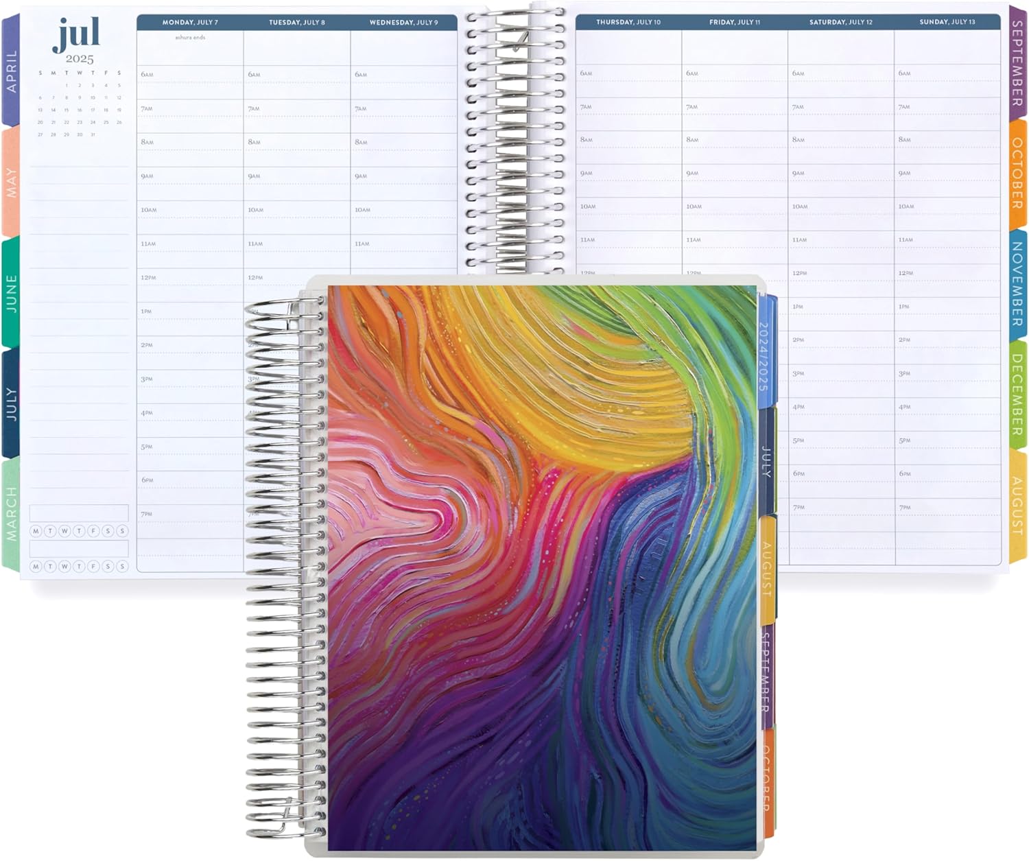 Erin Condren 7x9 Coiled Life Planner (July 2024 December