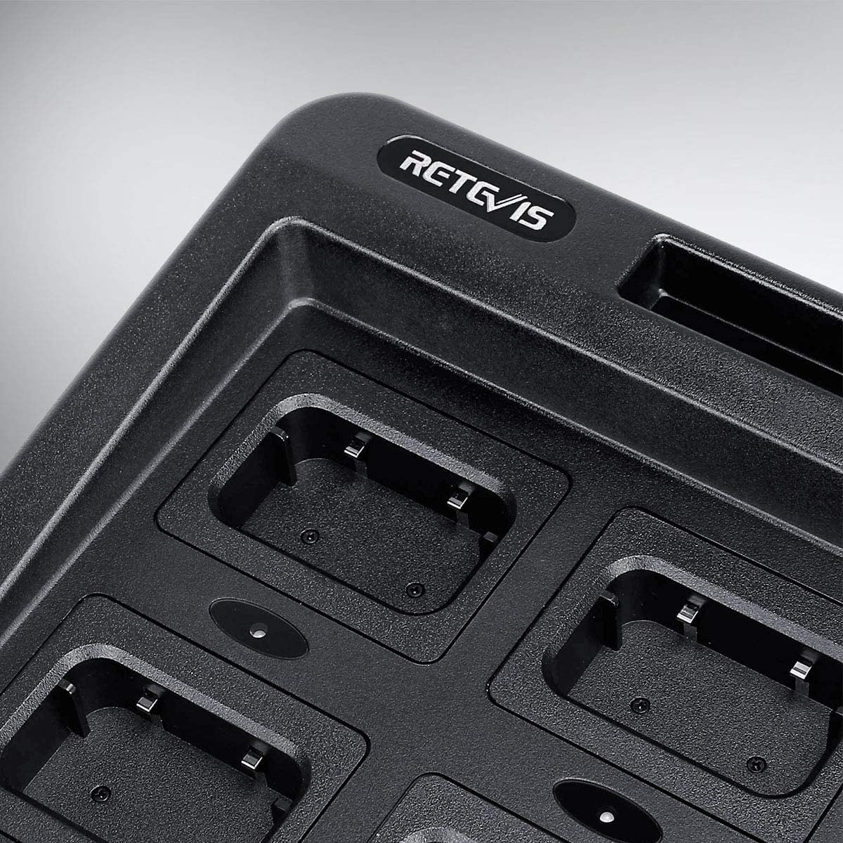 Retevis RT29 Chargeur Six Emplacements, Pratique Chargeur Multiple Compatible avec Ailunce HD1/HD2 DMR Radio RT29D RT29S Walkie Talkie Longue Portée Pratique et Efficace (1 Pcs)
