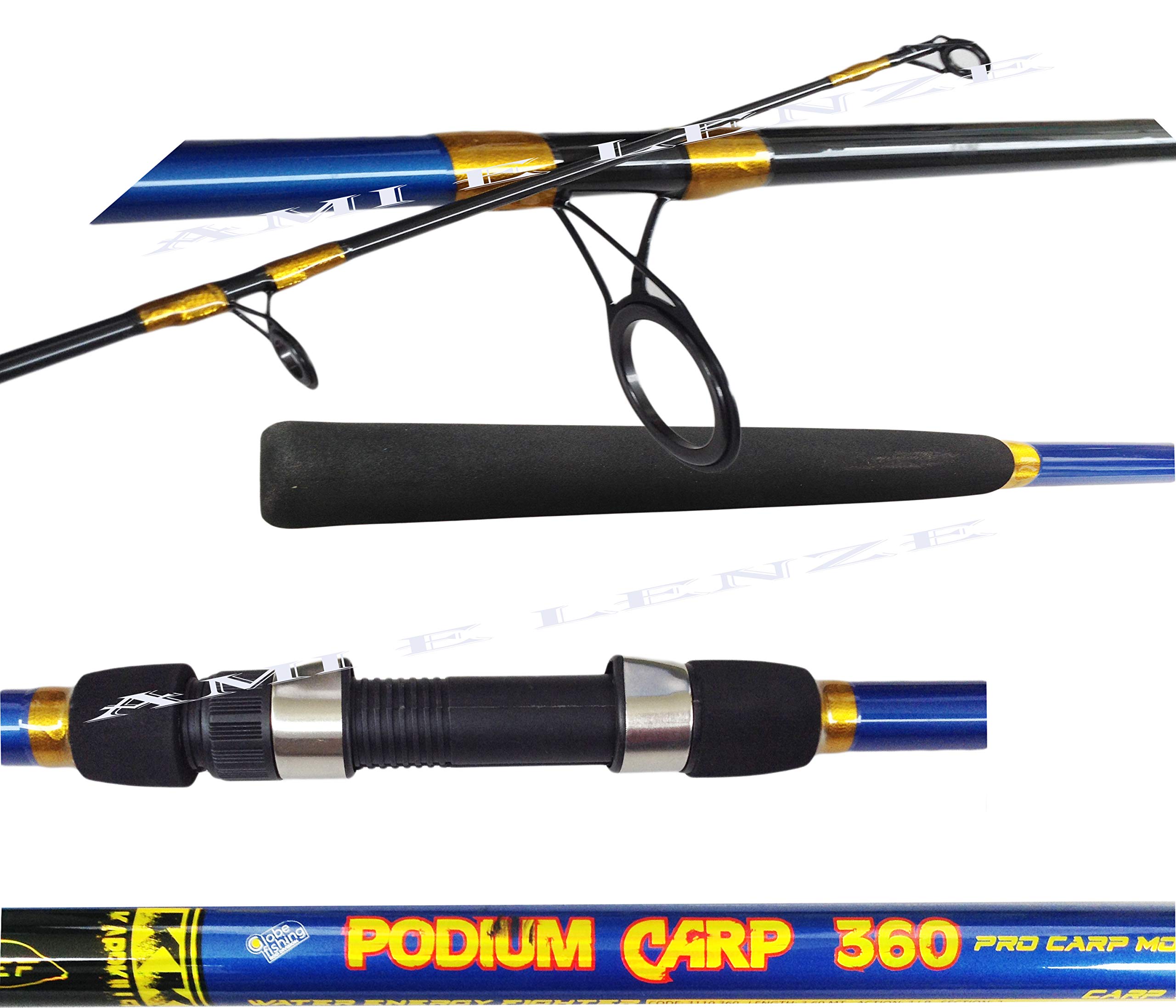 Kit Pesca Carpfishing Canna Mulinello Filo Avvisatori Piombi Ami Boilies Rod Pod