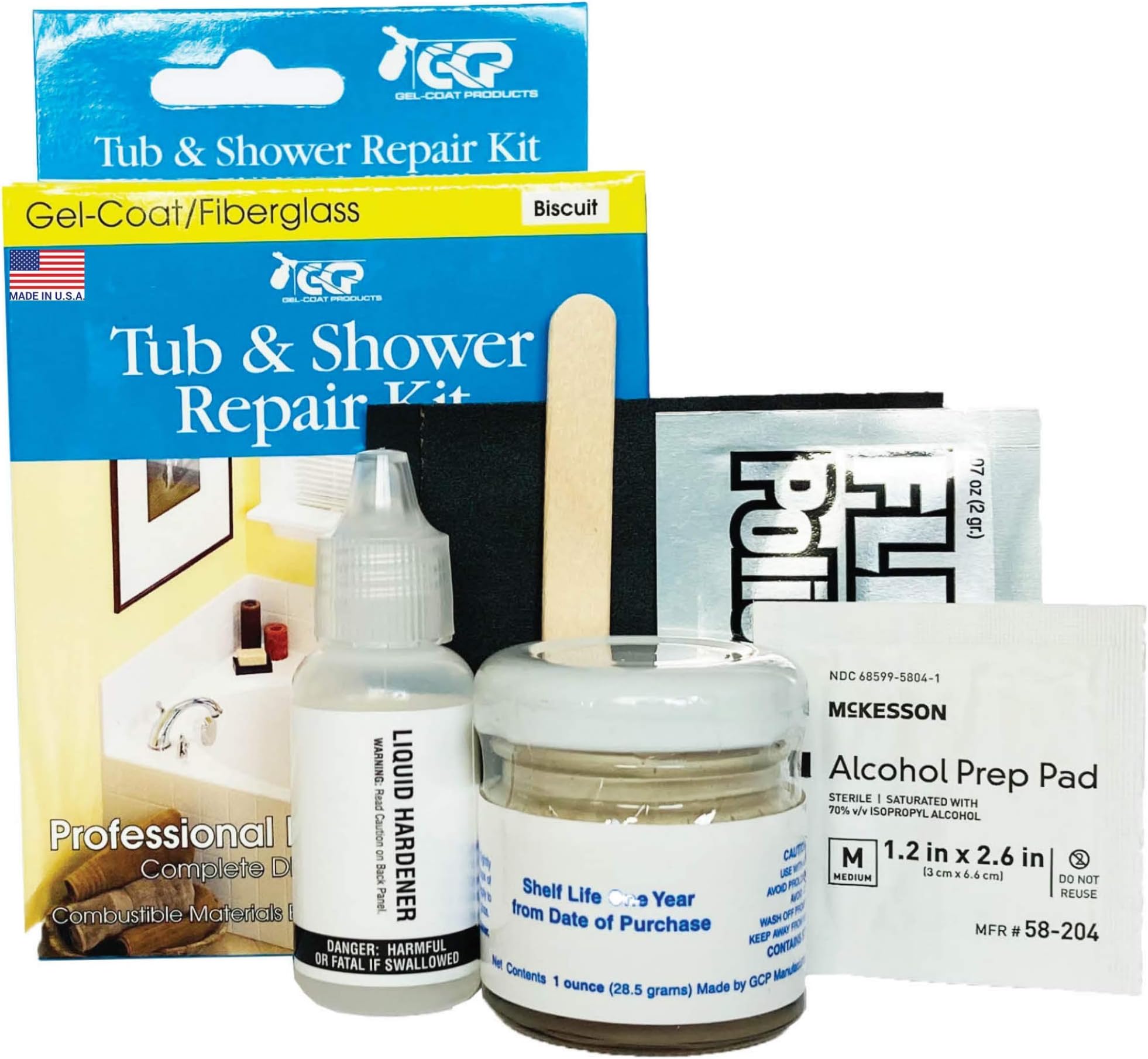 Tub and Shower Repair Kit - Biscuit
