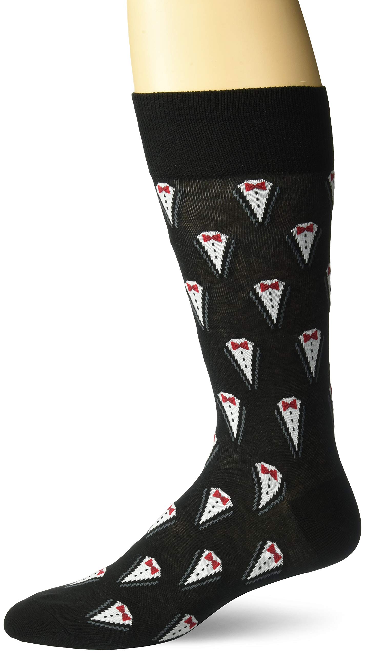 Hot Sox Mens Tuxedo Crew Socks