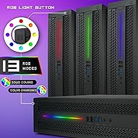 Vista 2 de HP Elite RGB Gaming Computer Intel i5 (3.6 Ghz Turbo) GeForce GT 1030 (2 GB) GPU 16 GB DDR4 RAM 500 GB SSD + 1 TB 5G-WiFi + Bluetooth Win 10