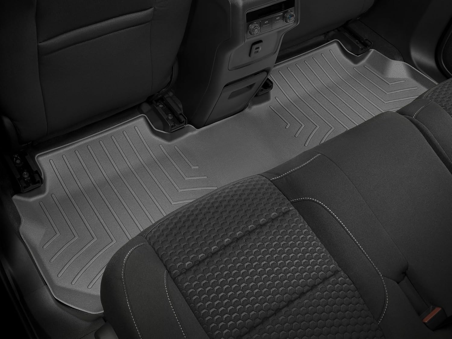 WeatherTech Custom Fit FloorLiners for Chevrolet Blazer, XT6, Acadia - 2nd Row (4410802), Black