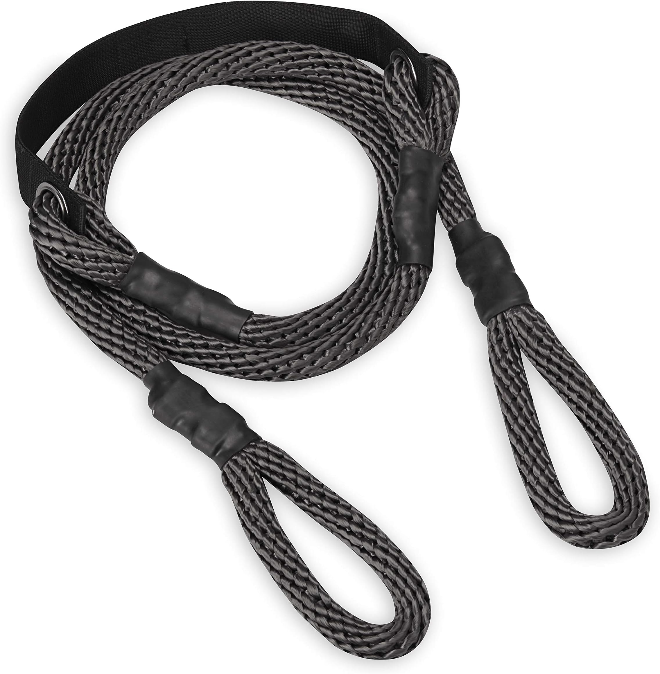 Gaiam Restore Stretch Strap - Stretching Rope with Foot Strap & Hand Loops for Yoga, Pilates, Exercise/Fitness, Physical Therapy, Dance, Gymnastics, Hamstring Stretcher