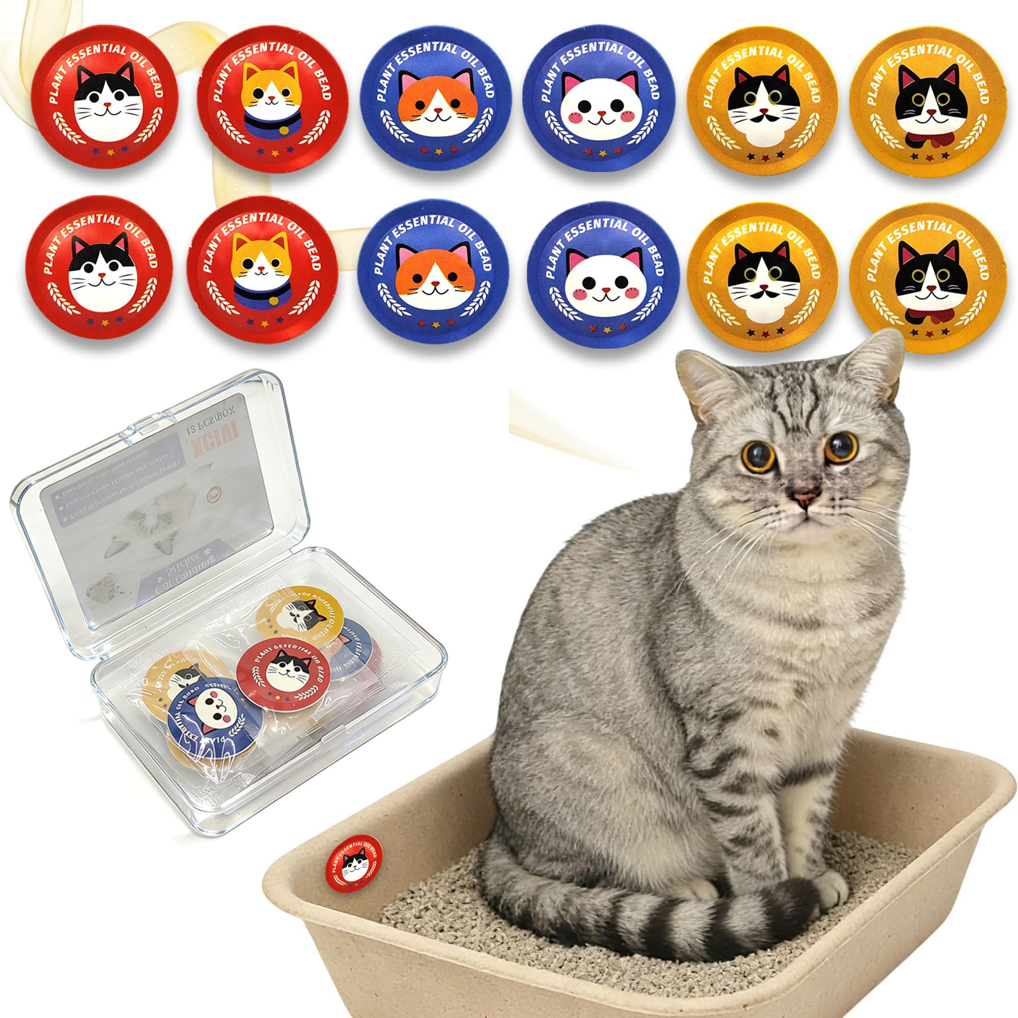 Diffuseur apaisant pour chat et 12 patchs pop : réduction du stress et anxiété