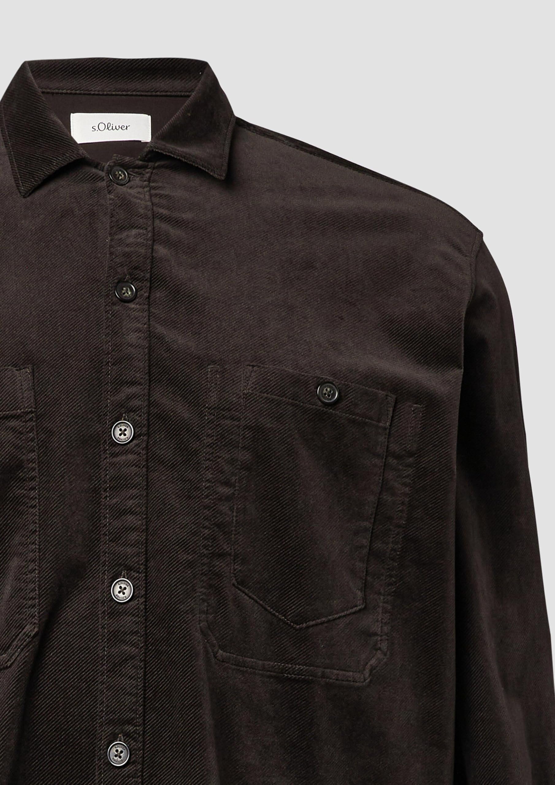 s.Oliver Herren 2176914 Feincord Overshirt