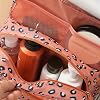 Ecoform Waterproof Organizer Strap Travel Cosmetic Makeup Bag Brown