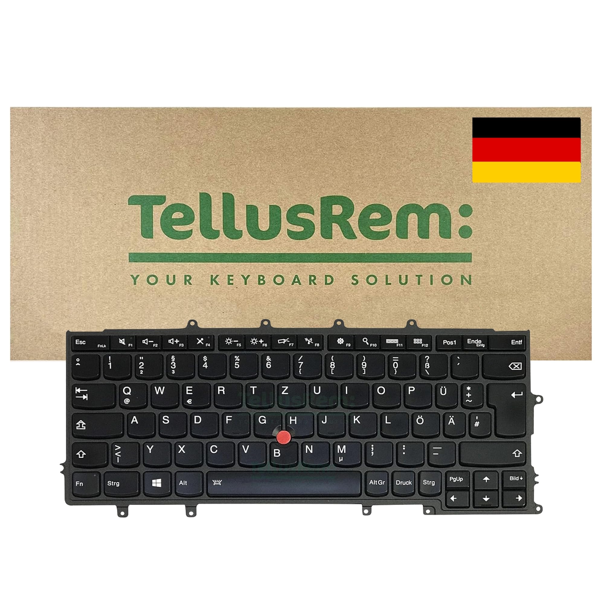 Teclado de respuesto Alemán retroiluminado para Lenovo Thinkpad X230s X240 X240S X240I X250 X260 X270