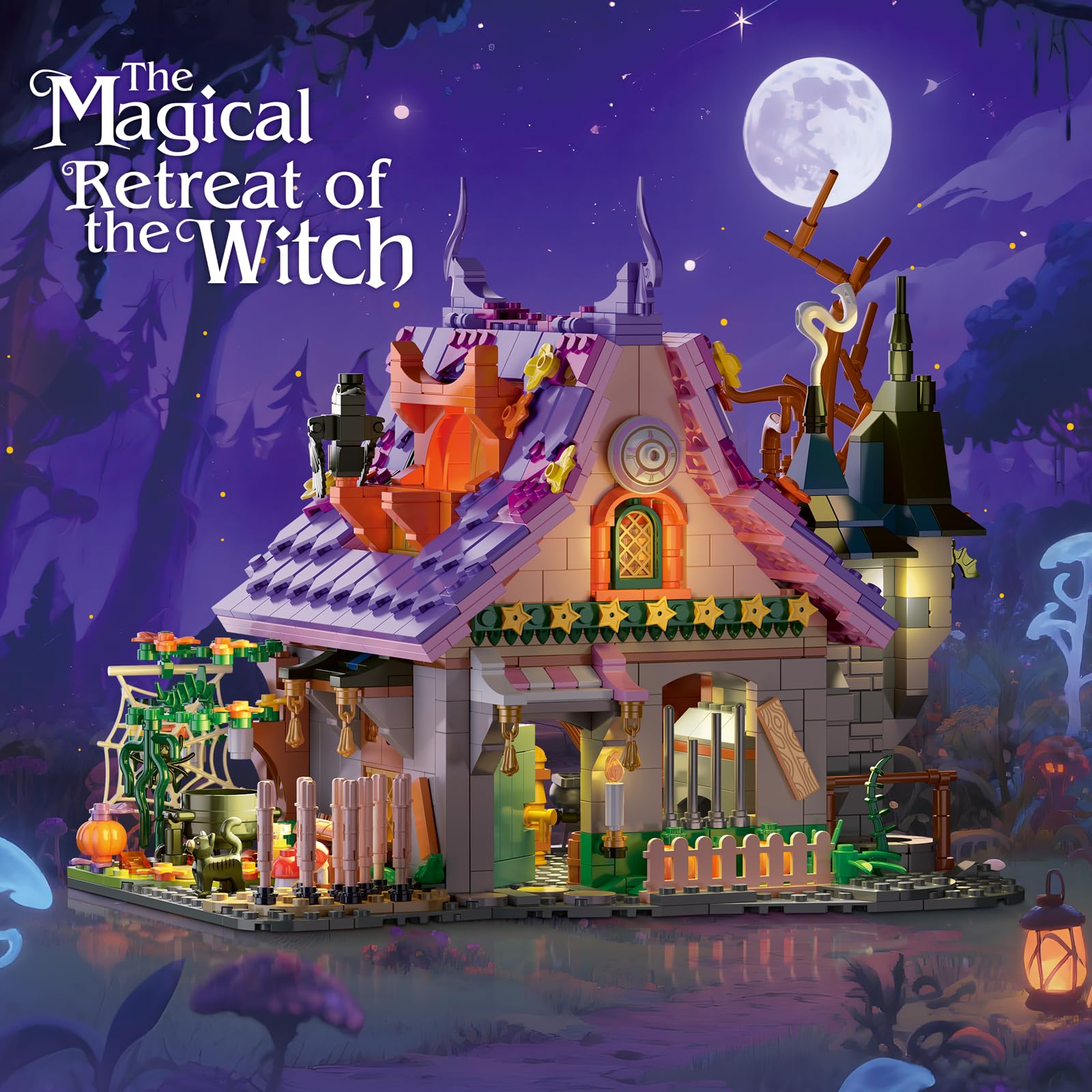 Amazon.com: Magic House Set for Witches and Witches Building Set