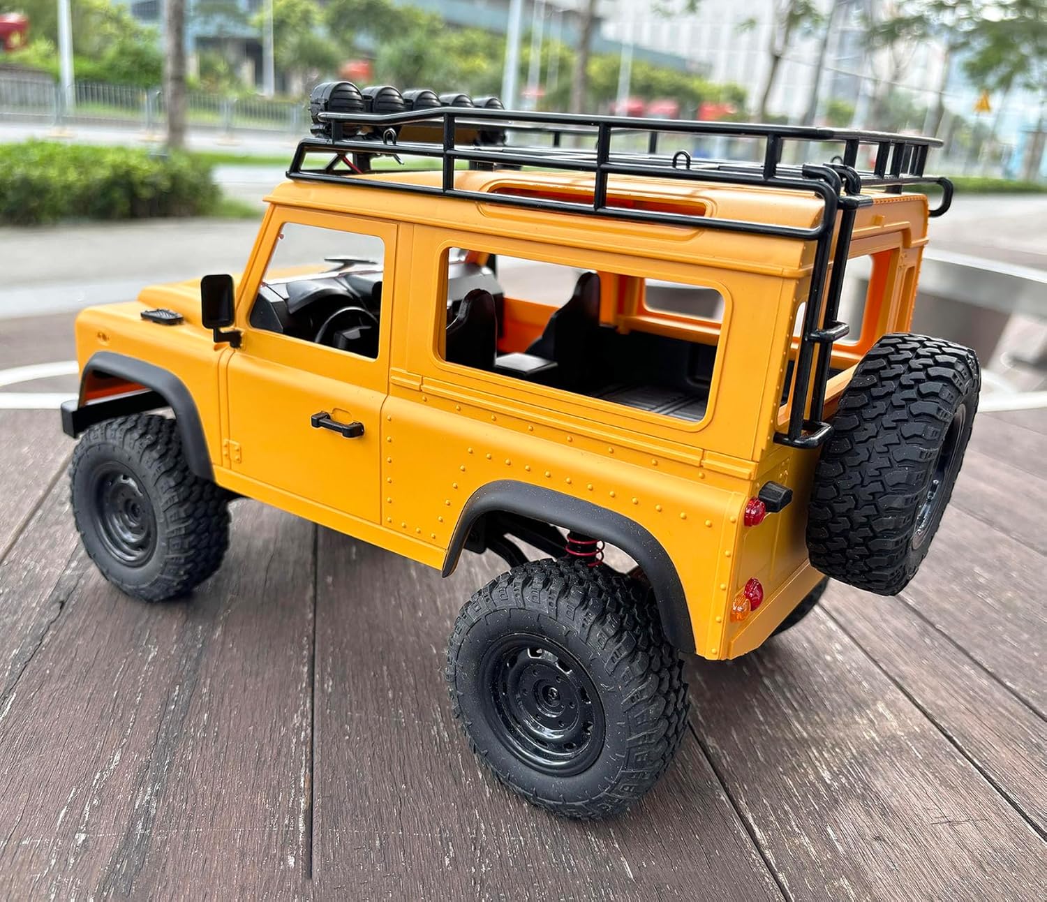 1/12 RC Crawler MN98 Remote Control Truck Off Road RC Rock Crawler 4x4 Land Rover All Terrain Hobby Climber for Adult 2 Speed Full Proportional 280 Motor Upgraded Chassis 2 Batteries