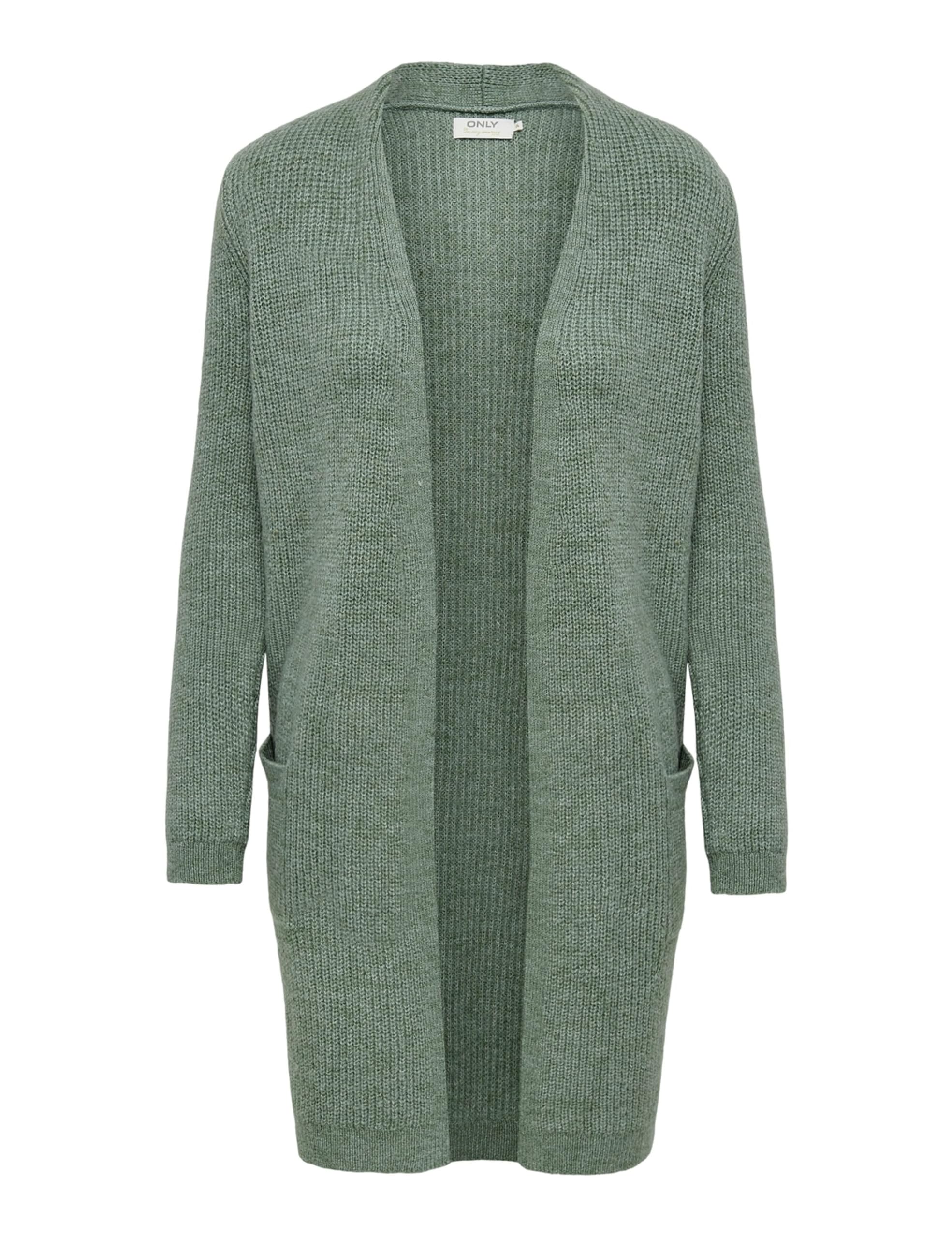 Only Onljade L/S Cardigan Knt Noos, Maglione Cardigan Donna, Granite Green Detail W Melange, S-image