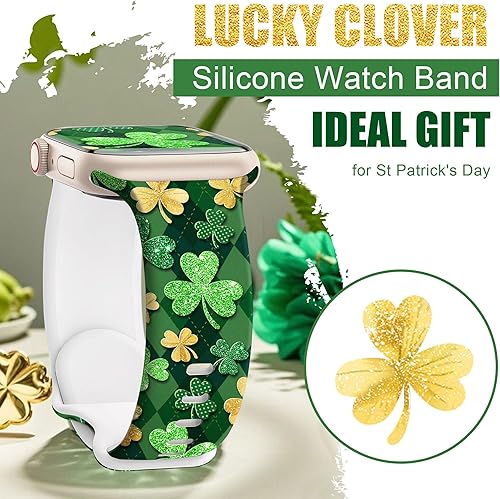 Miniatura 9 de G-ficu Correa de silicona compatible con correas de Apple Watch de 1.772 in, 1.732 in, 1.929 in, 1.654 in, para mujeres y hombres, correa de
