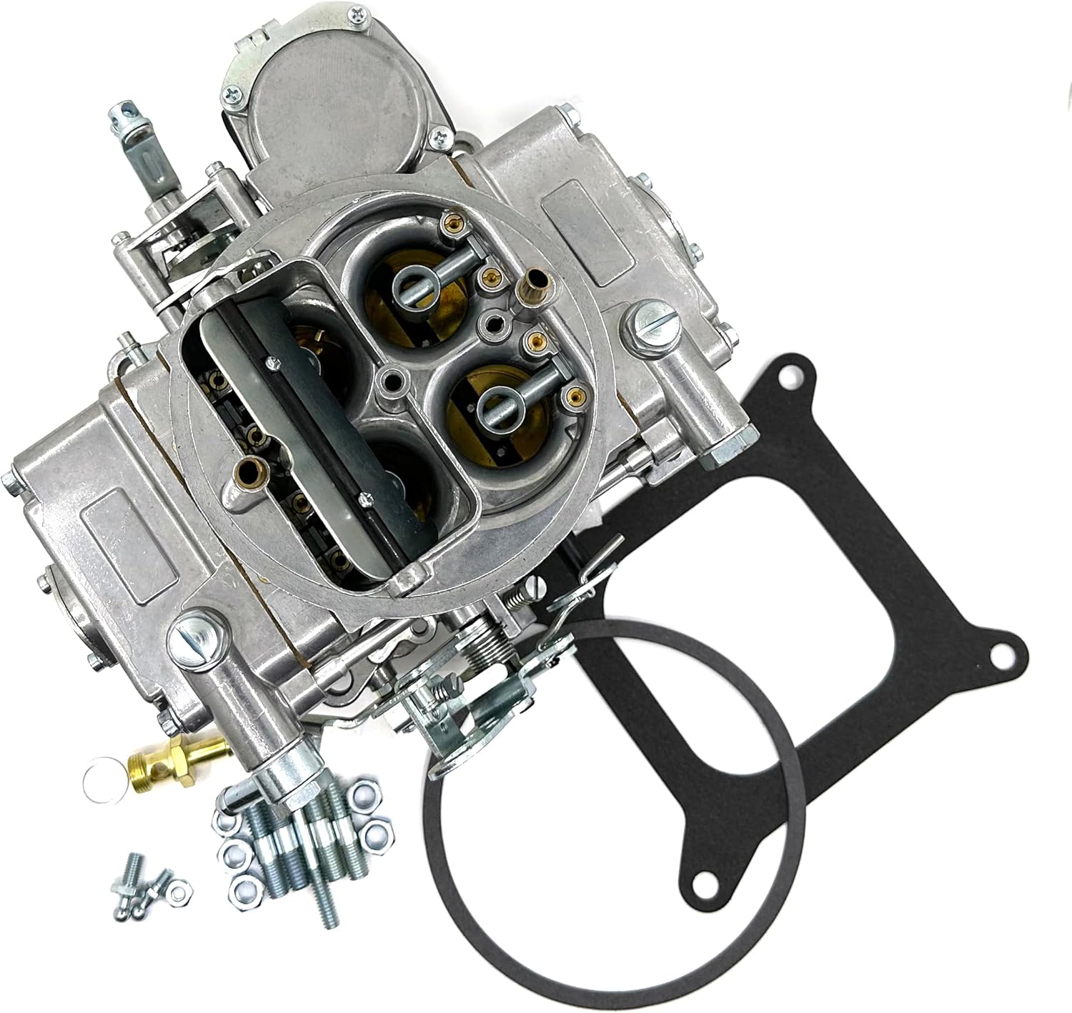 600CFM Street Warrior Carburetor 4160 Manual Choke Vacuum Second For Holley 0-1850S