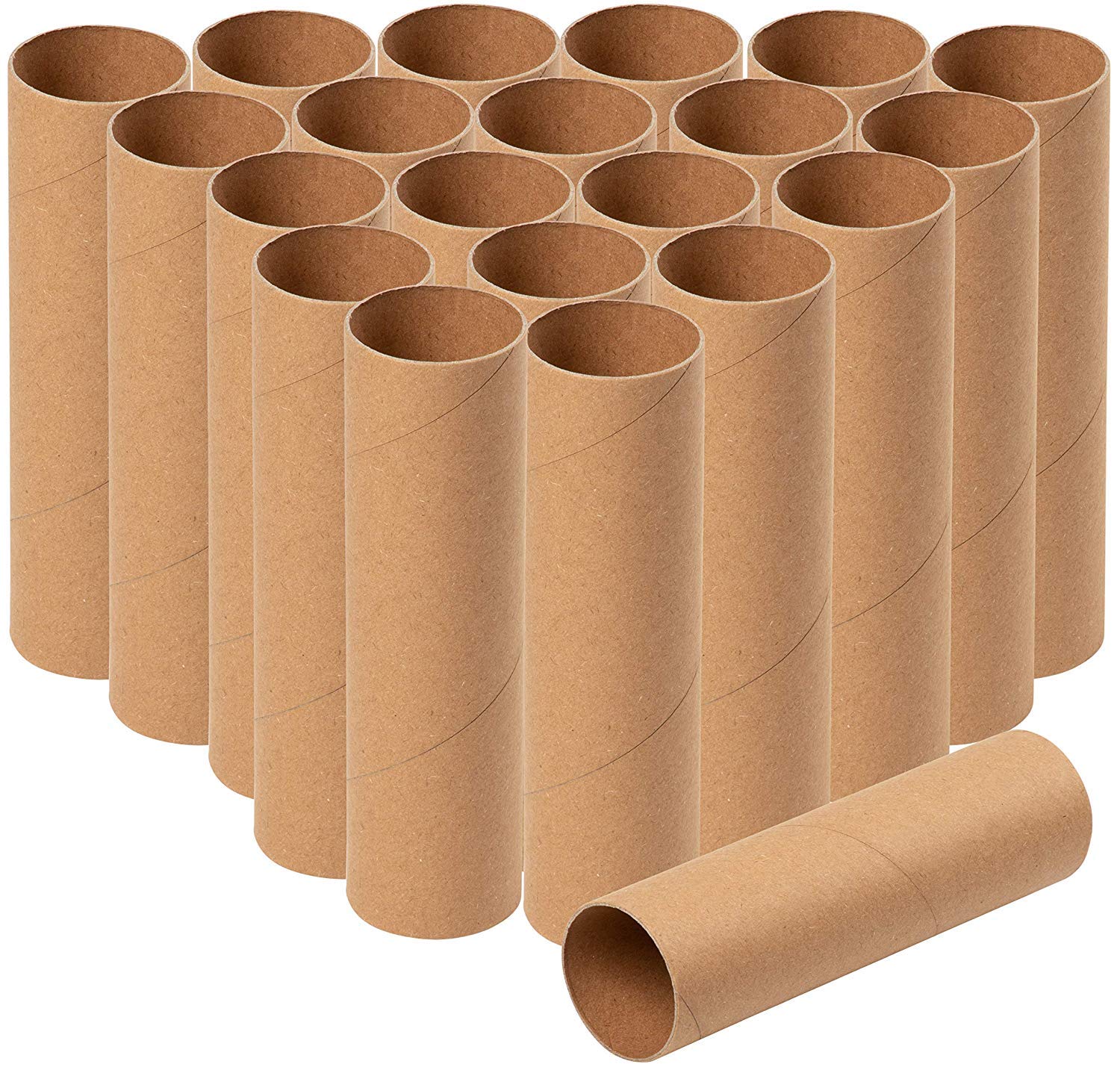 MALANI STORES Cardboard Tubes Craft Roll, Empty Toilet Paper Rolls for Classroom Projects, Art DIY Craft, Brown, 1.5 x 1.5 x 10 inches - Pack of 10 pcs