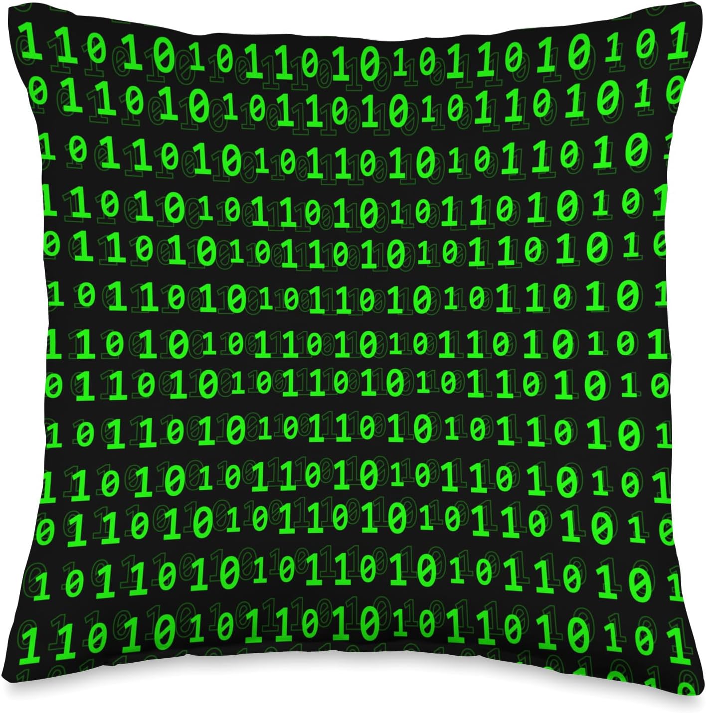 Binary Computer Code Throw Pillow