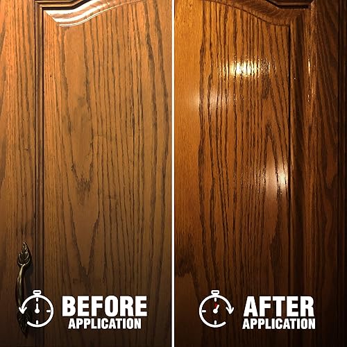 Miniatura 8 de Milsek Esmalte para muebles, limpiador de muebles de aceite de limón y paño de pulido, 12 onzas líquidas