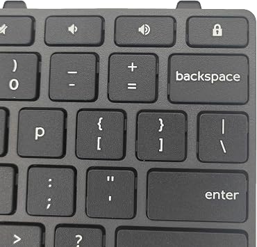 交換用 S レイアウト 非バックライトキーボード Dell Chromebook 11 3100 Dell Chromebook 11 5190 dell 11 3110 キーボード 0RFXCF 0H06WJ ブラック