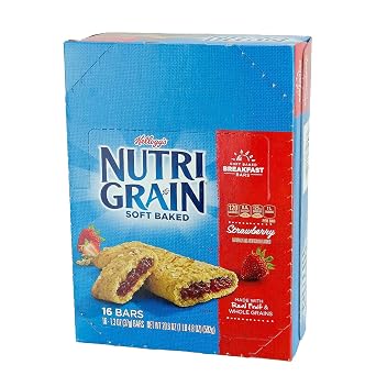 Kellogg's, Nutri-Grain Strawberry Cereal Bars, Single