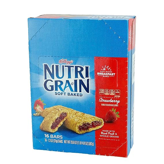 Kellogg's, Nutri-Grain Strawberry Cereal Bars, Single