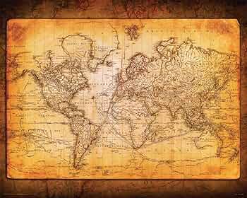 フランス　ついたて　ヴィンテージ 古地図　デコパージュ　ハンドメイド フランス ついたて ヴィンテージ 古地図 デコパージュ