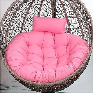 Cojín de repuesto para silla colgante de exterior, color rosa, 115 cm de diámetro