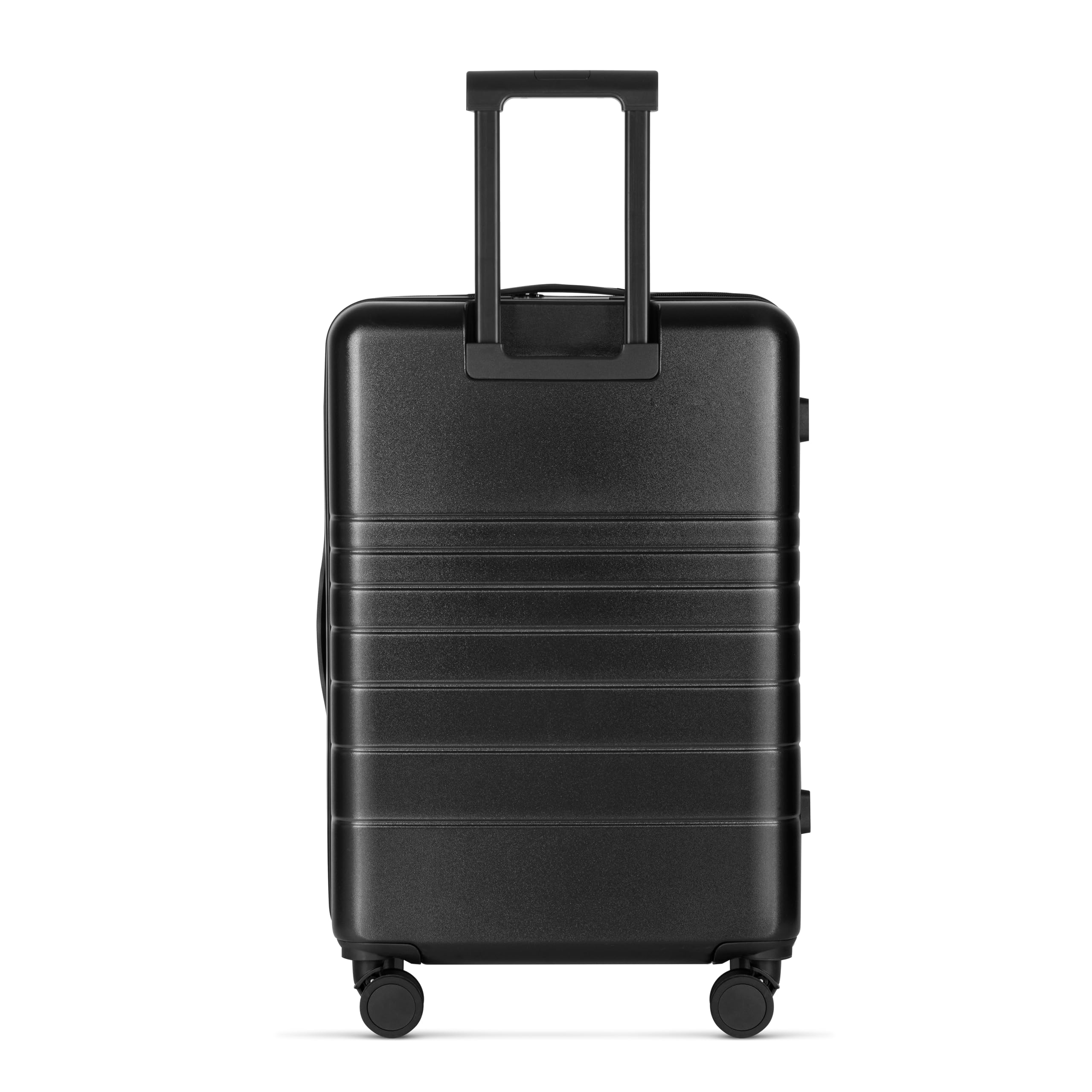 ETERNITIVE - Walizka Duża 96L I Rozmiar: 75,5 x 48 x 32 cm I Lekka Walizka z ABS I Bagaż Rejestrowany 20kg I Zamek TSA I Podwójne Koła 360° I Czarna