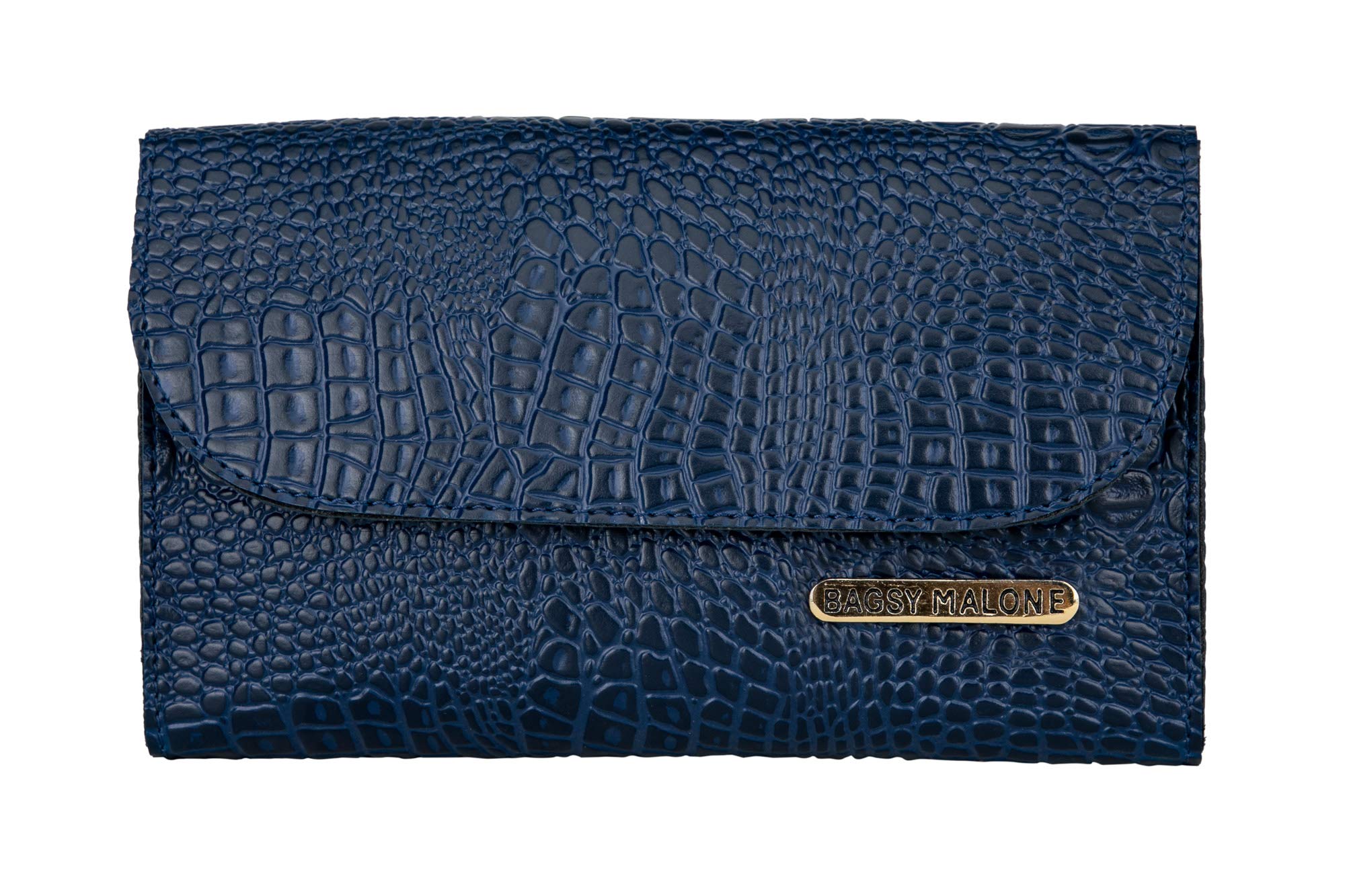 bagsy malone Stylish Clutch-Croco Blue-picture-12
