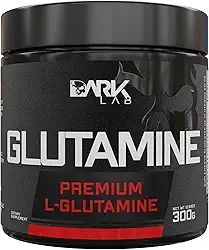 Glutamina Dark Lab 100% Pura, 300g, Recuperação Muscular e Sistema Imunológico