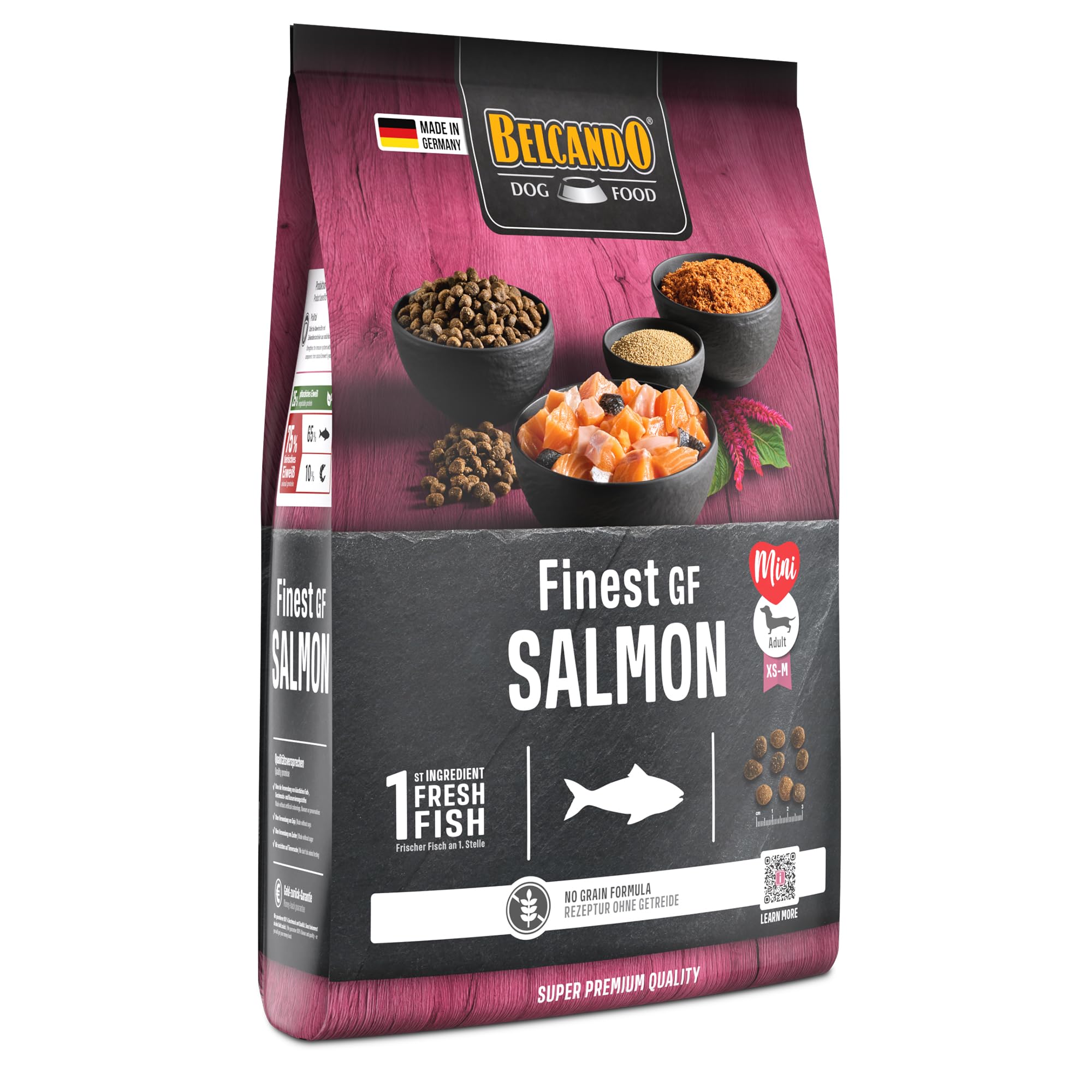 Belcando Finest GF Salmon [4 kg] Cibo per cani senza cereali