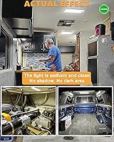 Vista 5 de Barra de luz interior LED de 12 V, 2376 Lm, tira de luz LED de techo de 12 V CC, iluminación interior con interruptor de encendido/apagado para RV