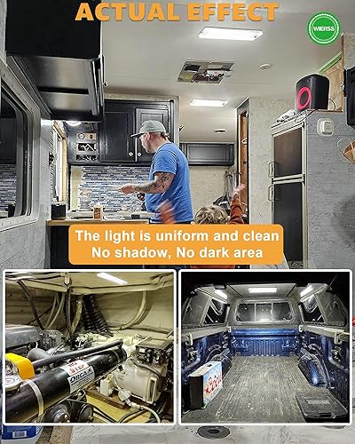 Miniatura 5 de Barra de luz interior LED de 12 V, 2376 lúmenes, CC de 12 V, tira de luces LED de techo, accesorio de iluminación interior con interruptor de