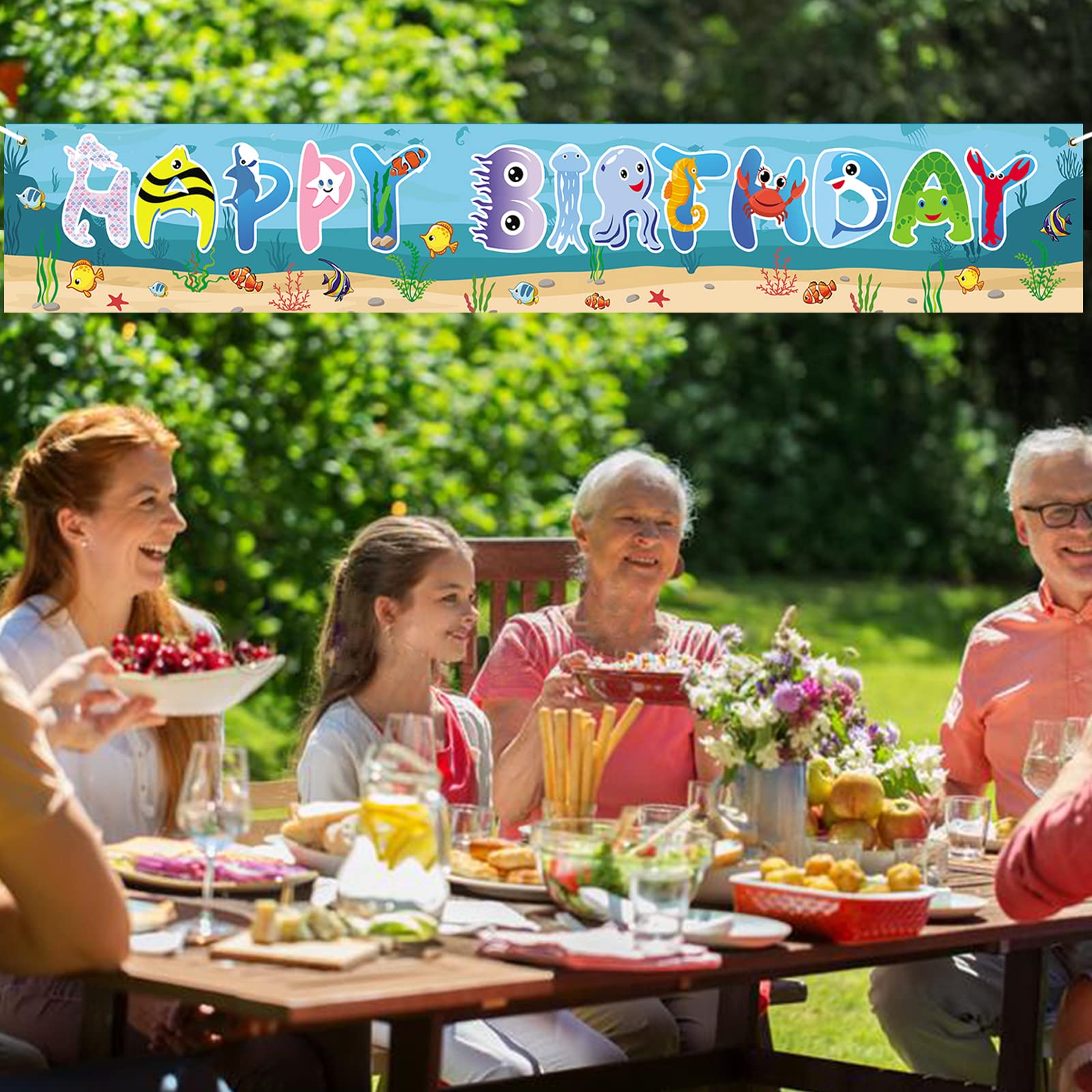 Happy Birthday Banner – Wiederverwendbarer Stoff-Banner, Ca. 185x90 Cm Für Party-Deko