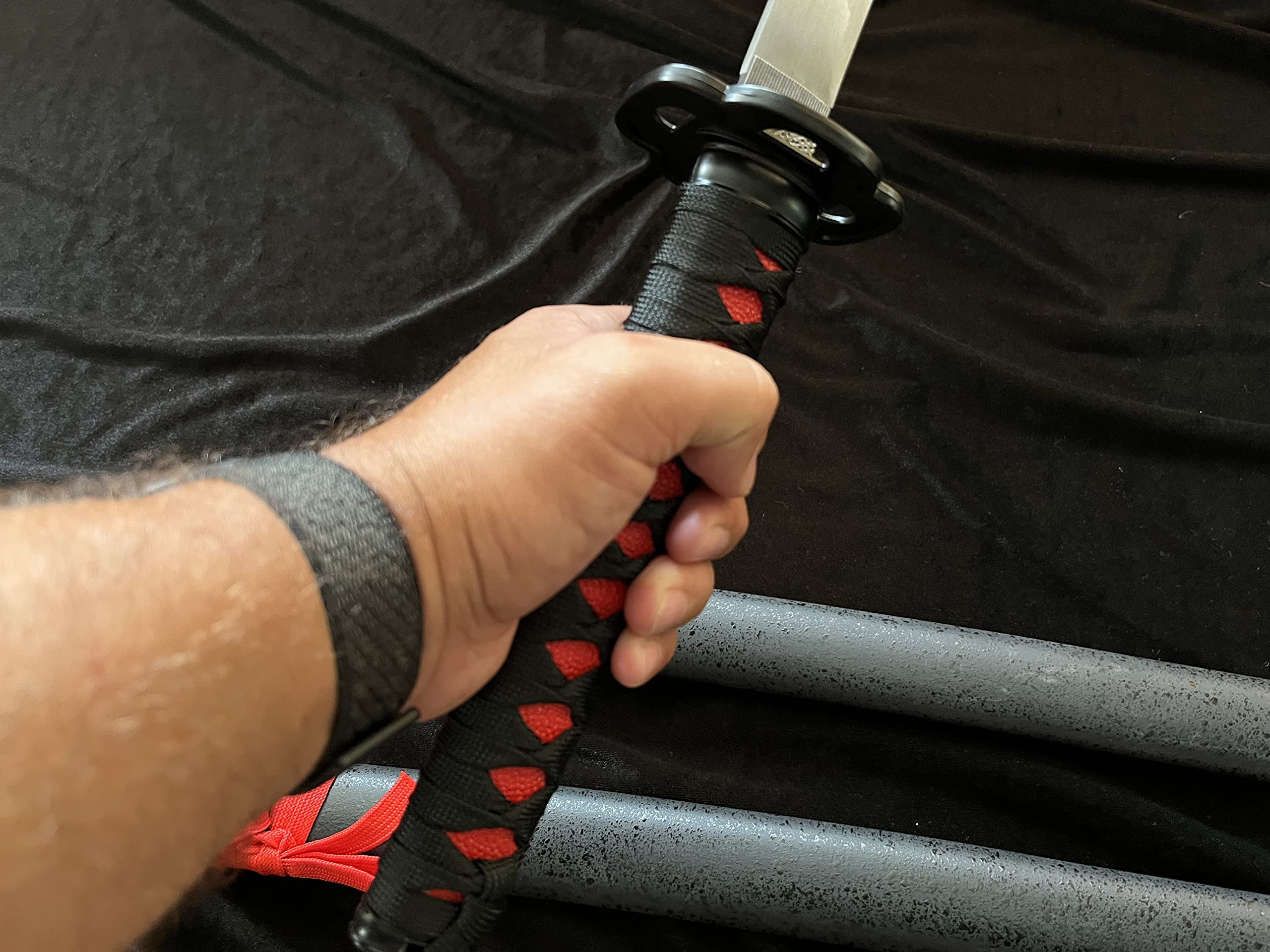 Schwert Set - Katana Schwert Echt, Wakizashi, Tanto - Samurai Schwert aus Stahl - Samurai Schwerter als Anime Deko - Japanisches Sword mit Schwertständer - Ninja Schwert