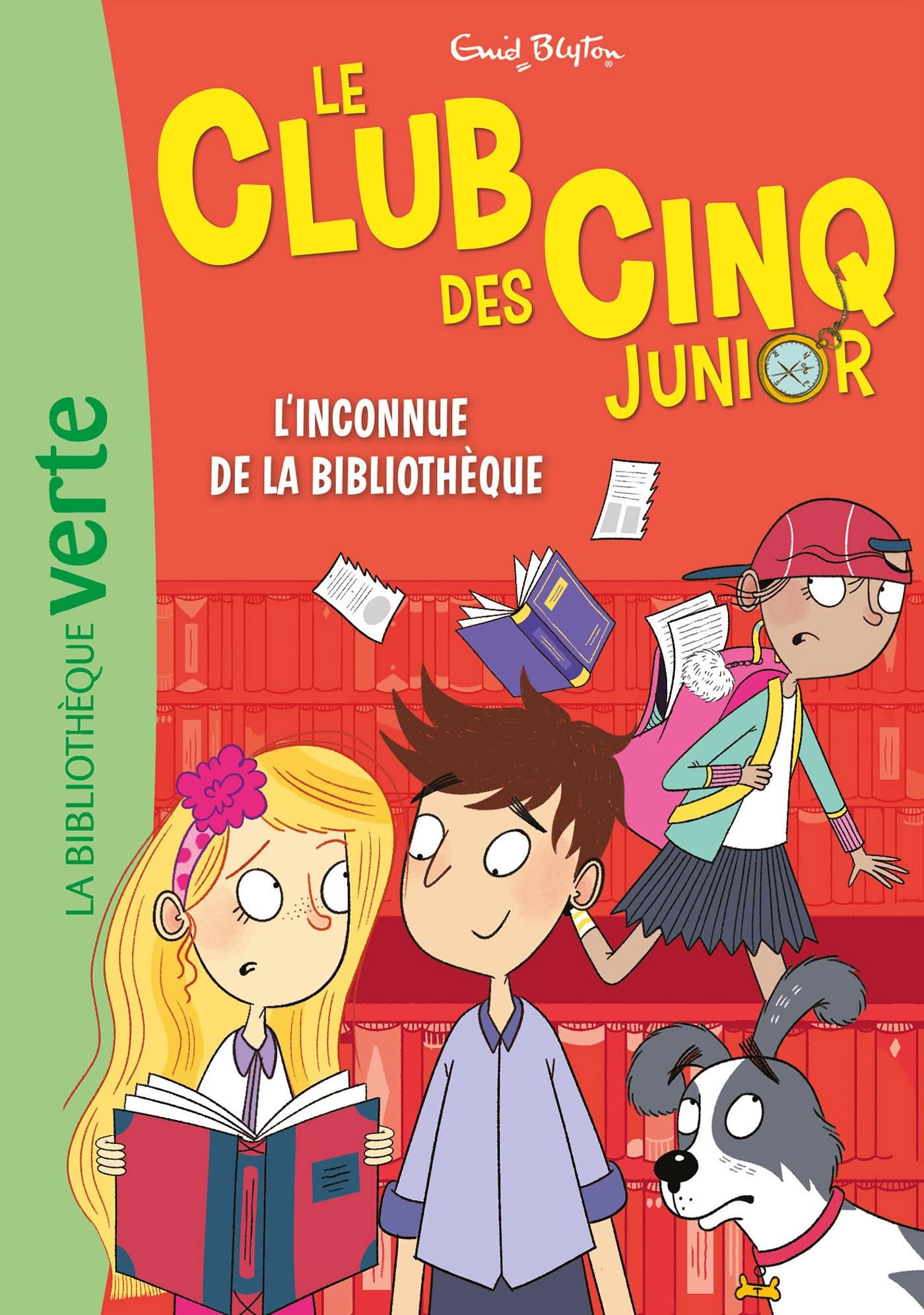 Le Club des Cinq Junior, Tome 16 - L'inconnue de la Bibliothèque