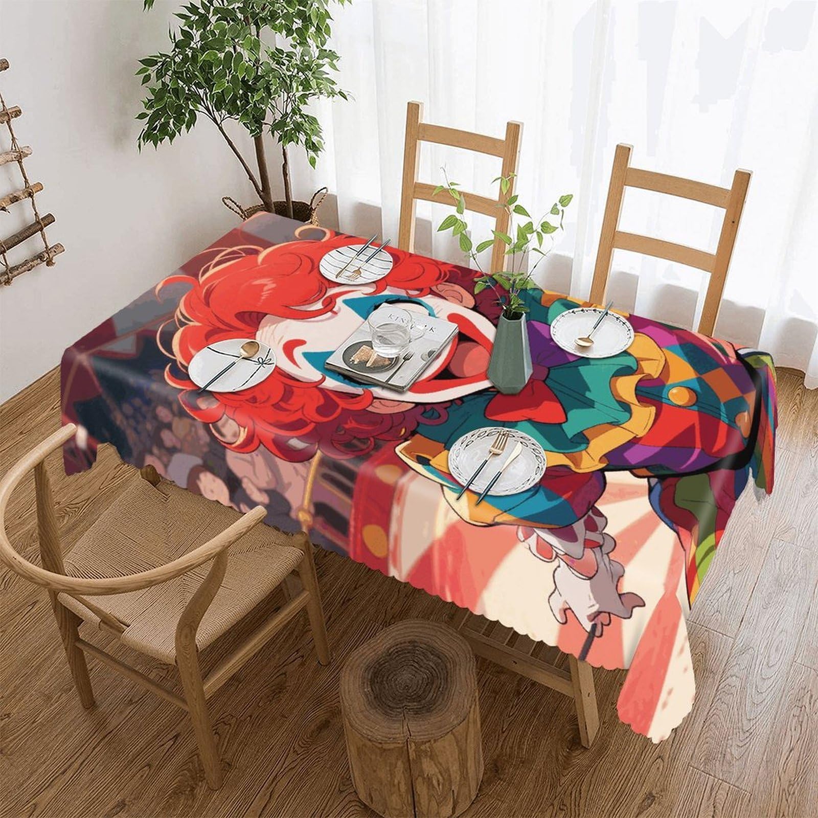 Nappe anti-taches spectacle de cirque imperméable pour restaurant