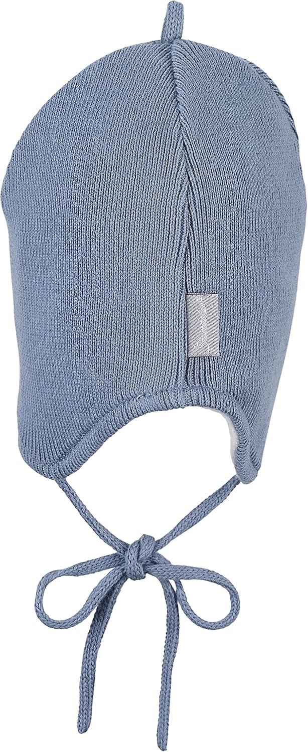 Sterntaler Baby Strickmütze Elephant Cap, Blue, 49 Unisex Children, blue, 49