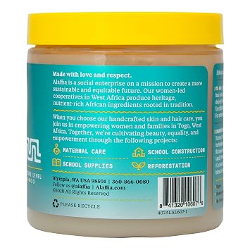 Alaffia Beautiful Curls Curl Enhance Defining Gel, Wavy to Curly Hair Products, Hair Gel to Coil, Twist and Braid, Natural with Shea Butter, Coconut Oil, Castor Oil & Aloe, 8 Fl Oz