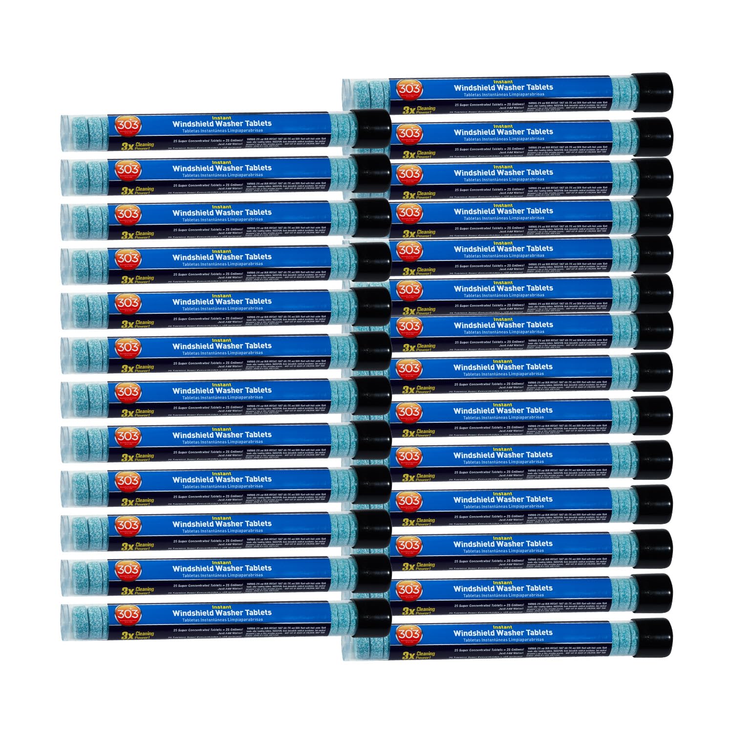 303 Products (230371-25PK) Instant Windshield Washer, 25 Tablet (Pack of 25)